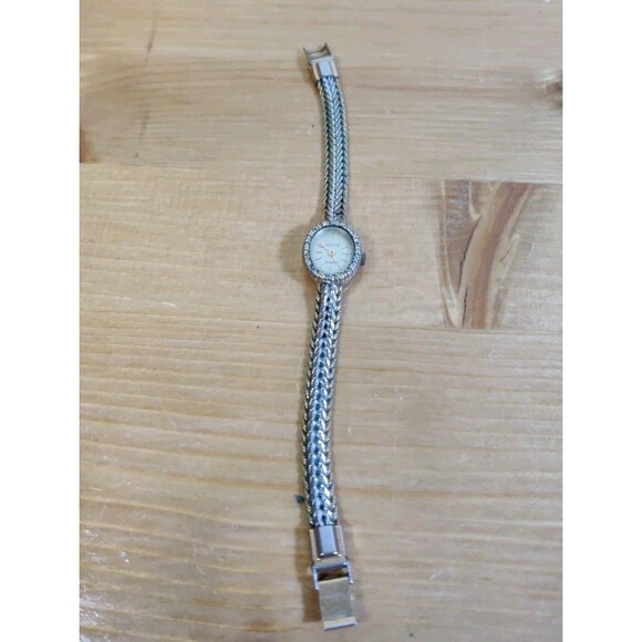 Vintage Austin Silver & Gold Tone Watch Ladies Untested Needs Battery - Picture 3 of 8